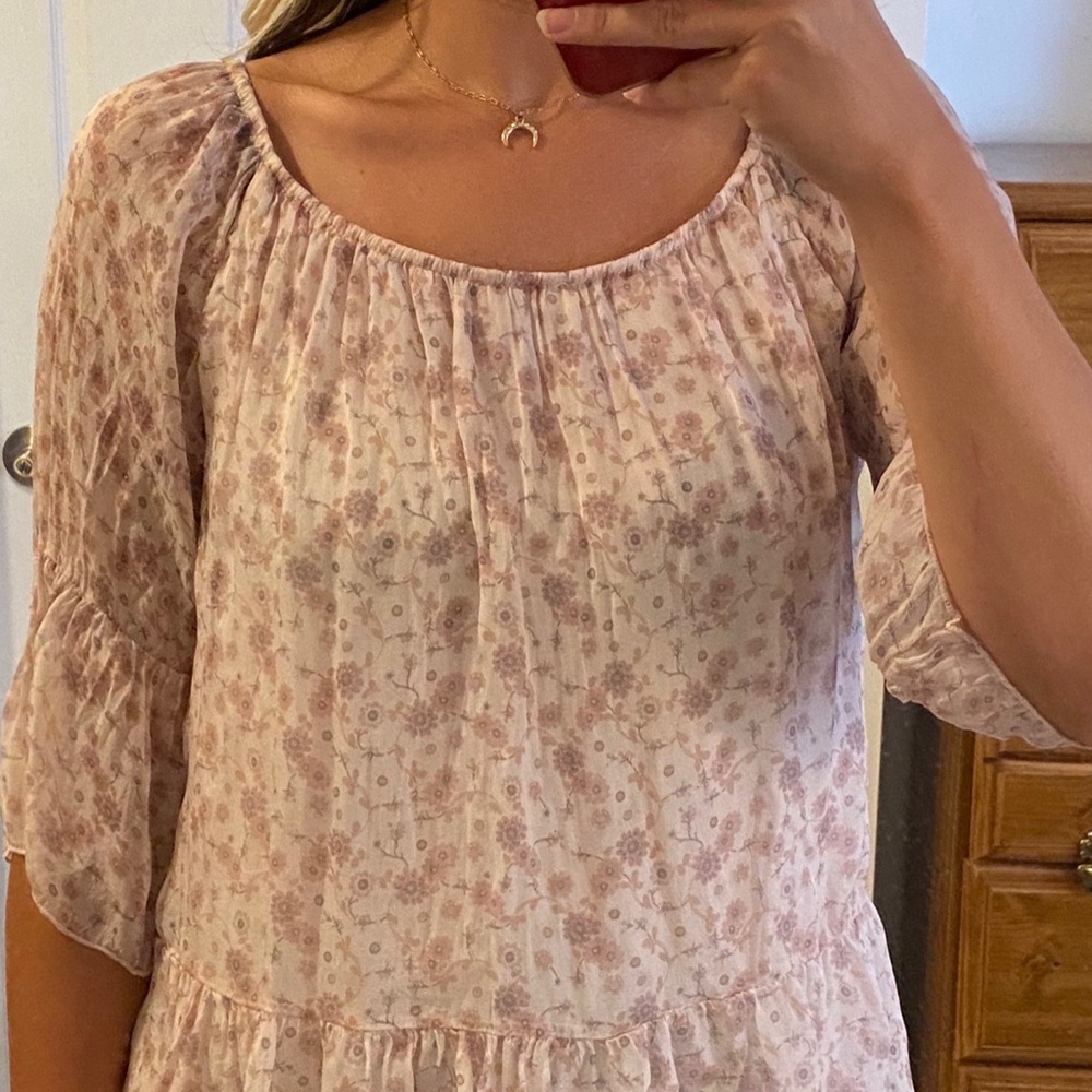 Dainty flower blouse